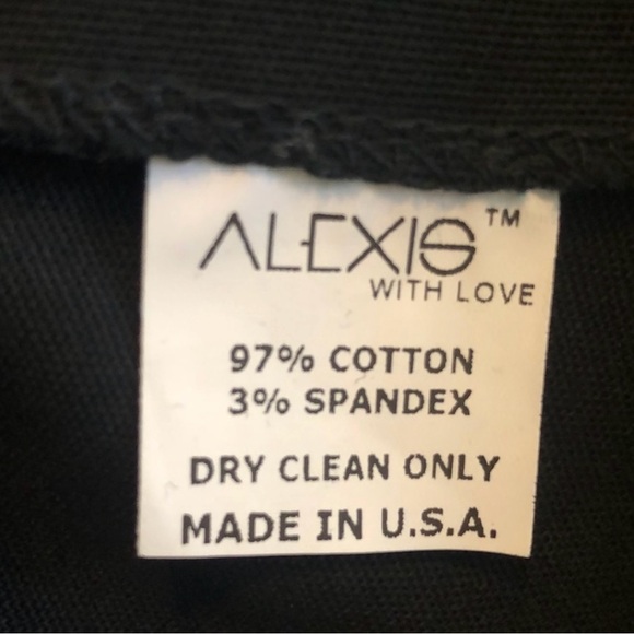 Alexis Black One Shoulder Ruffle Mini Dress - Picture 5 of 6